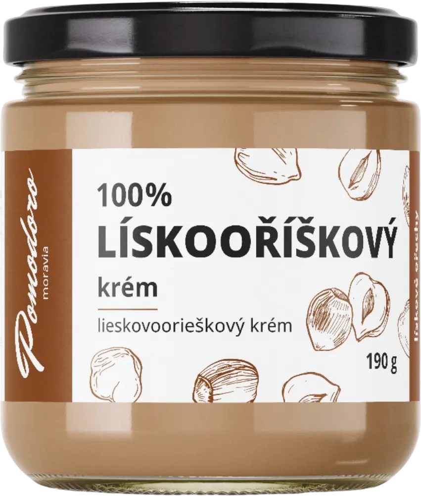Pomodoro moravia Lískooříškový krém 100% Pomodoro moravia 190g