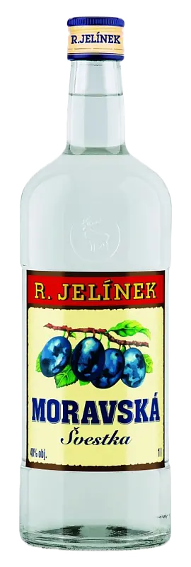 Rudolf Jelínek Moravská Švestka stříbrná 1l 38%
