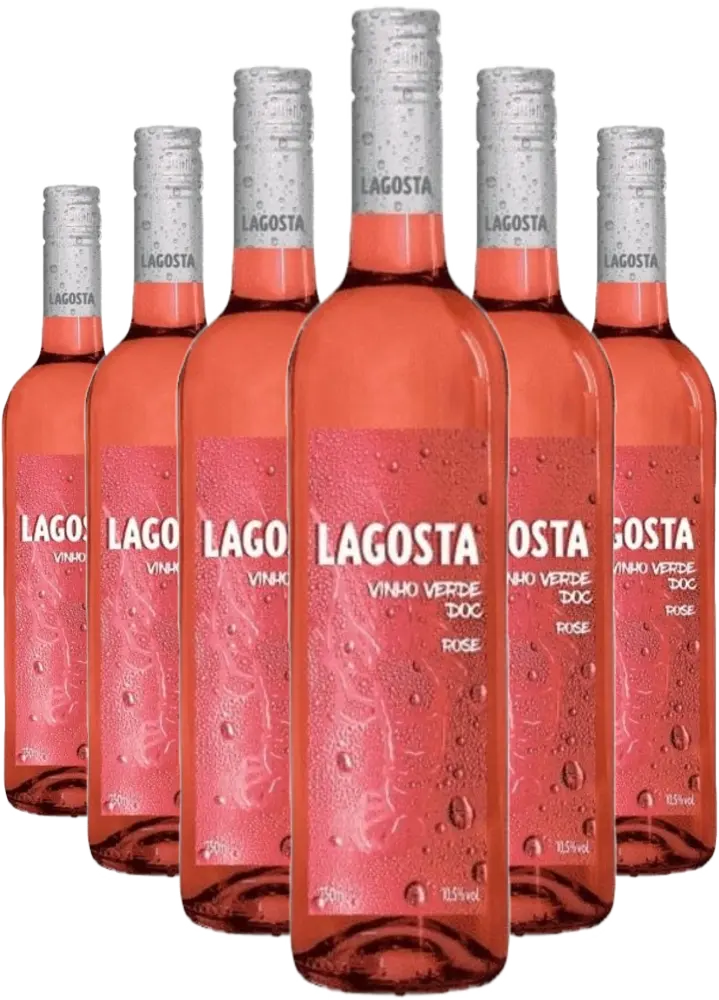 Lagosta Set Lagosta Vinho Verde Rosé 4+2