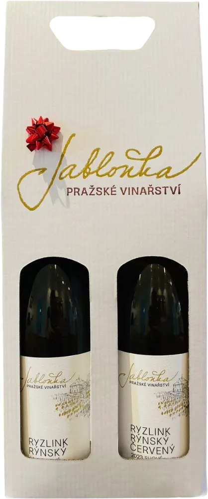 Vinařství Jabloňka Jabloňka dárková sada 2ks Ryzlink rýnský 2023