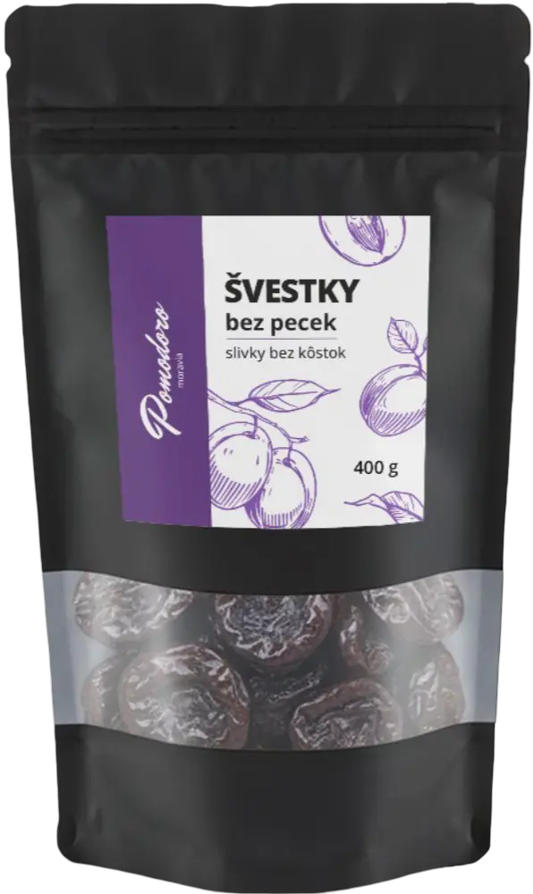Pomodoro moravia Sušené švestky bez pecek Pomodoro moravia 400g