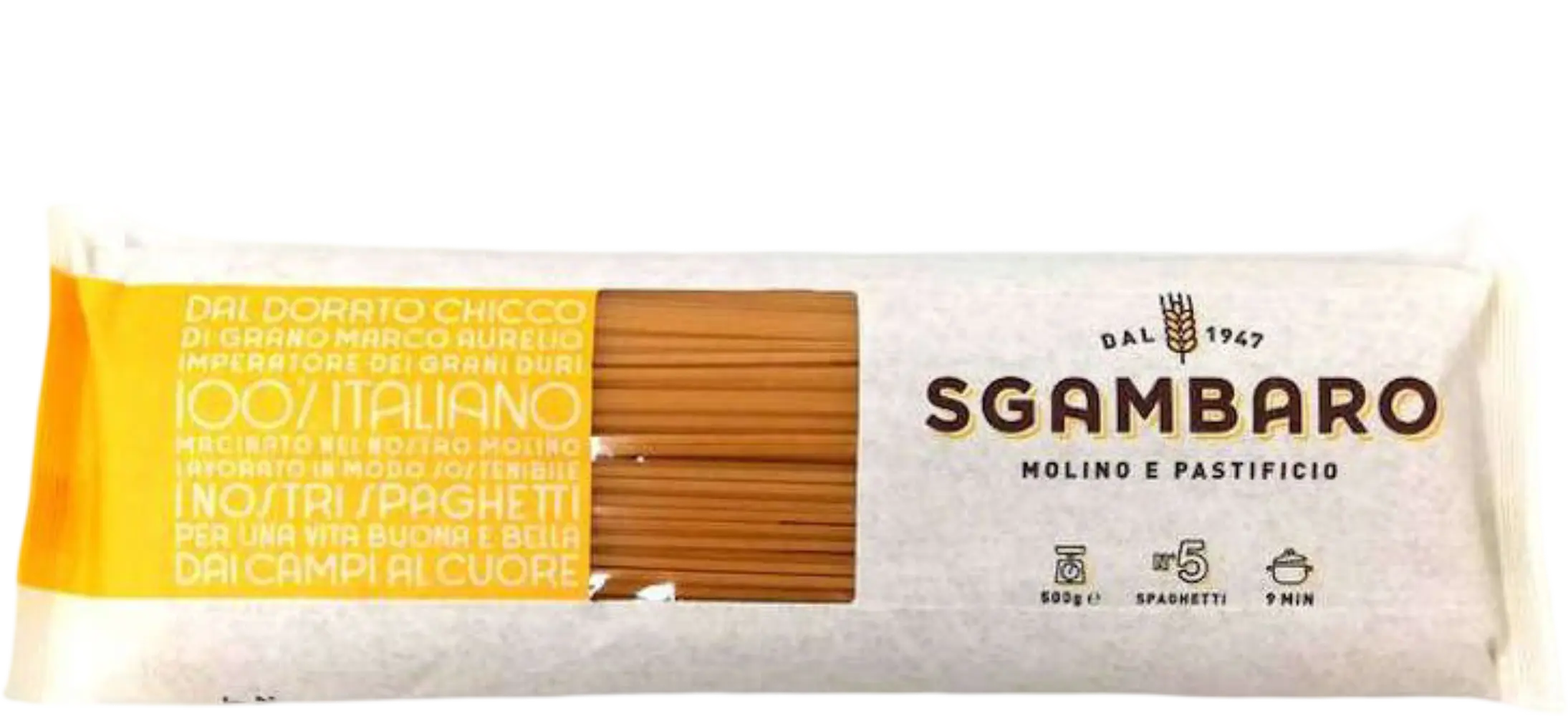 Sgambaro Těstoviny Spaghetti Traf. Bronzo Sgambaro 500g