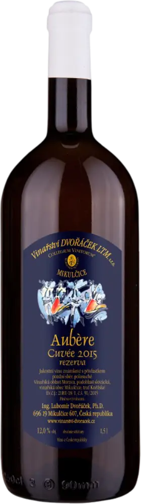 Vinařství Dvořáček Dvořáček Cuvée AUBÈRE REZERVA Magnum Pozdní sběr 2015