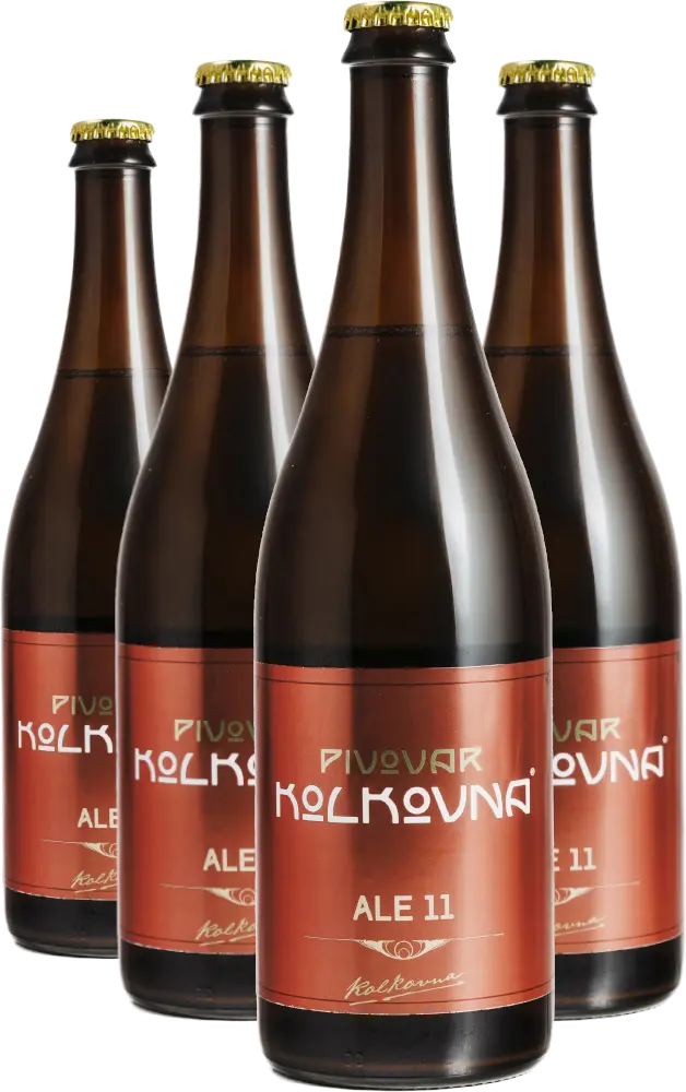 Pivovar Kolkovna Set Piv Kolkovna ALE 11° 0,75l 3+1
