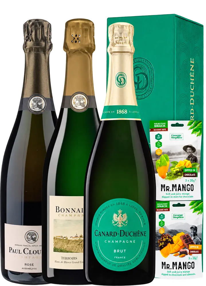 různí Set Champagne a čokoláda – luxusní dárek k výročí