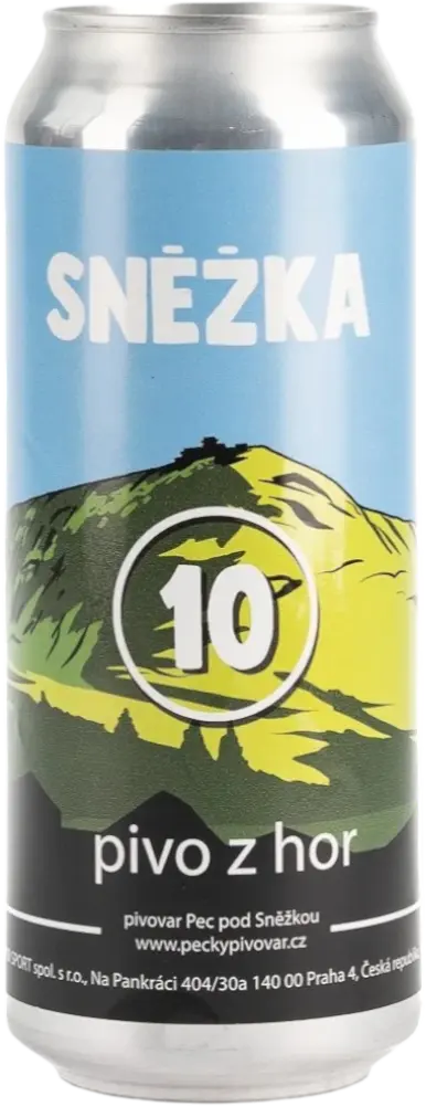 Pecký Pivovar Pivo Pecký Pivovar Sněžka 10° Světlé spodně kvašené 0,5l