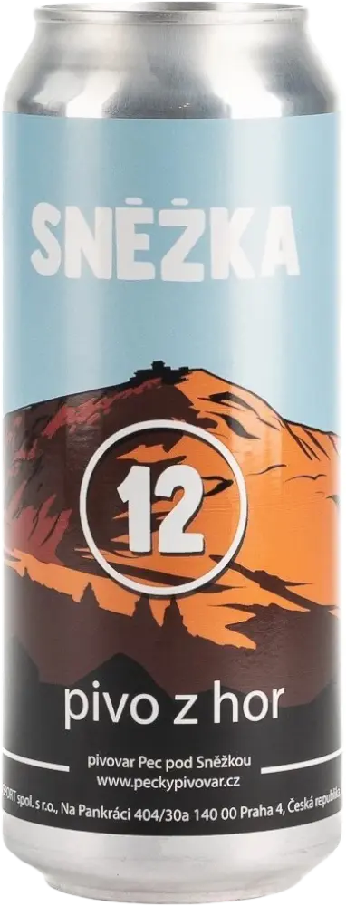 Pecký Pivovar Pivo Pecký Pivovar Sněžka 12° Ležák spodně kvašený 0,5l