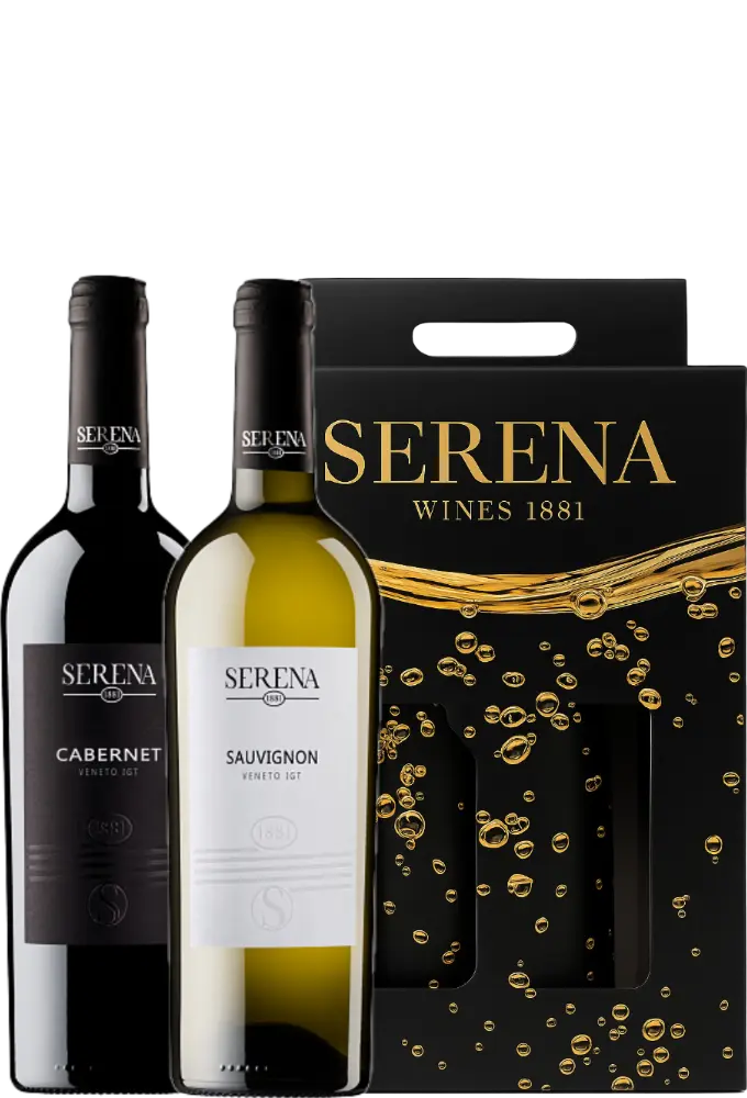 Serena Wines 1881 Set Serena Sauvignon a Cabernet Sauvignon + Dárkové balení