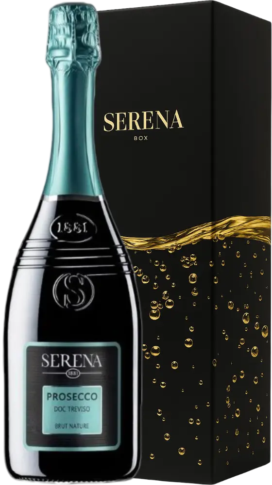 Serena Wines 1881 Set Serena Prosecco Treviso Spumante Brut Nature + Dárkové balení