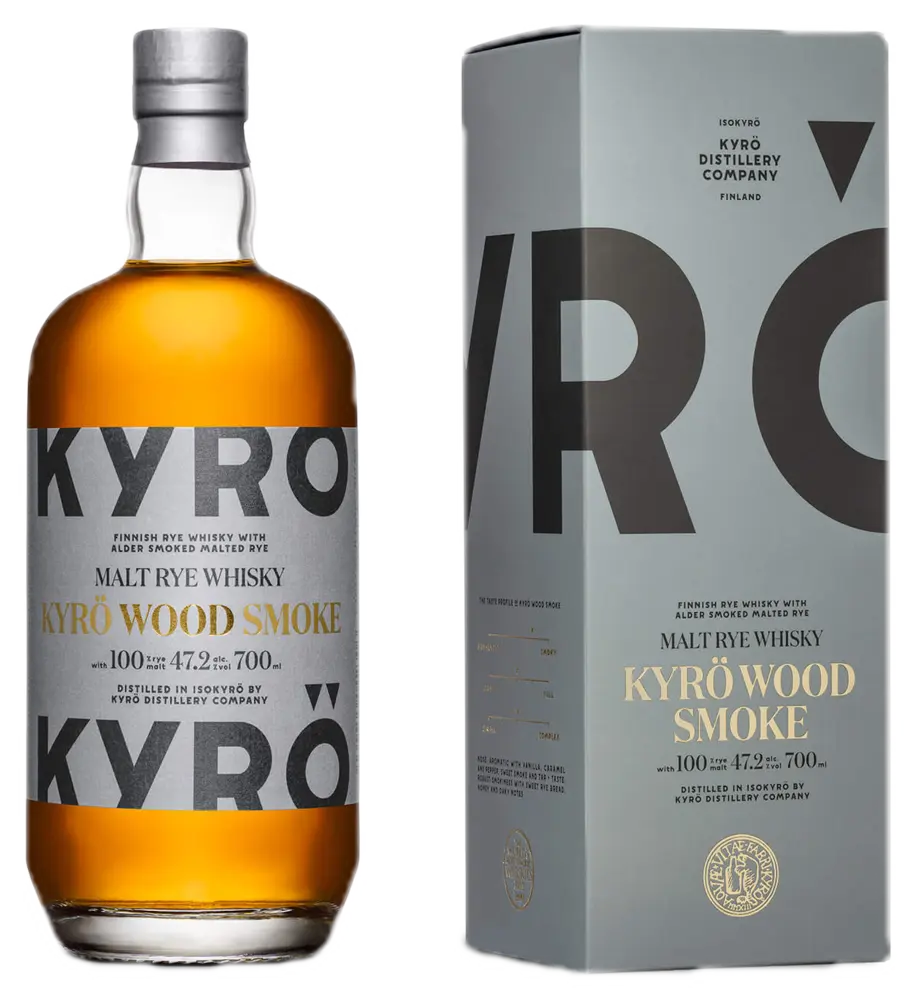 Kyrö Whisky Kyrö Wood Smoke 0,7l 47,2% + Dárkové balení