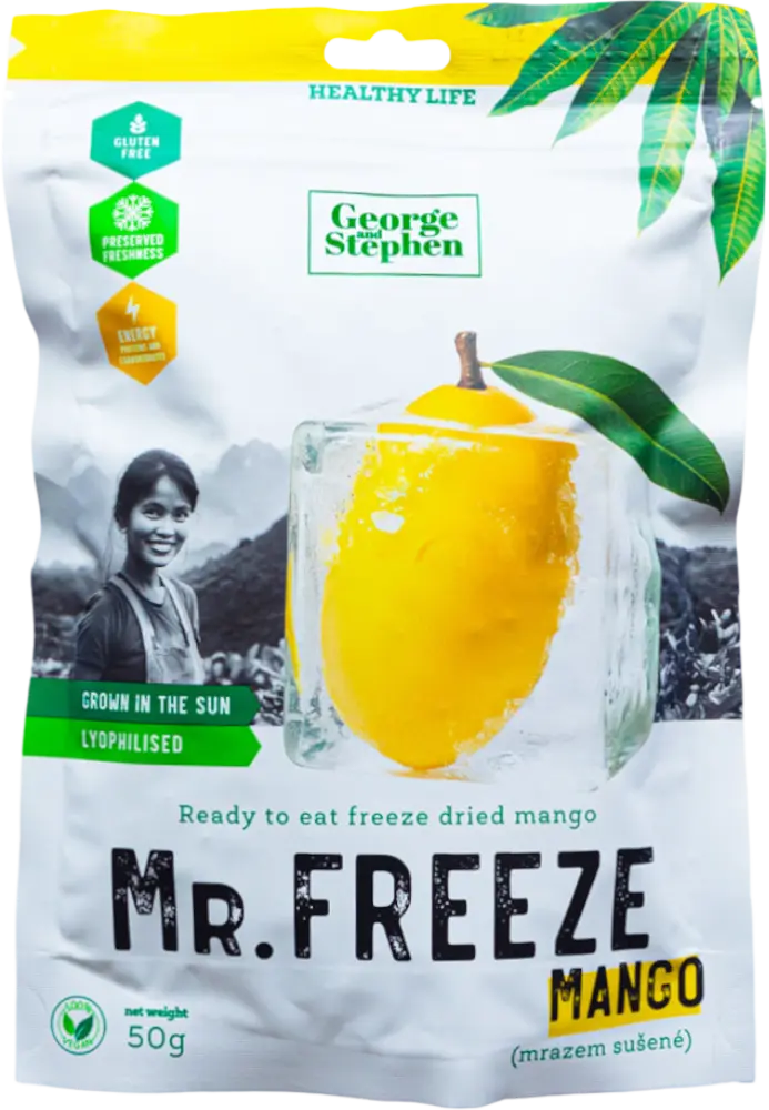 George and Stephen Sušené mango mrazem Mr. Freeze Mango 50g