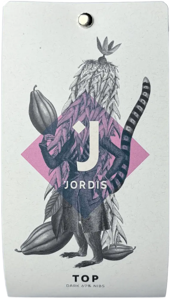 Jordi's Čokoláda hořká 67% s kousky kakaových bobů Jordi's 50g