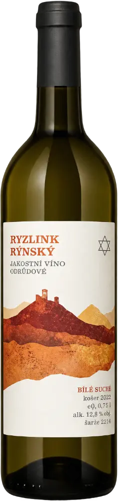 Vinařství Chrámce Chrámce Ryzlink rýnský Emunati košer 2022