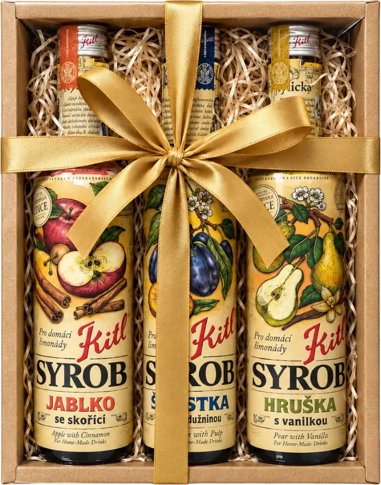 Kitl Kitl Jablko &amp; Hruška &amp; Švestka + Dárkové balení