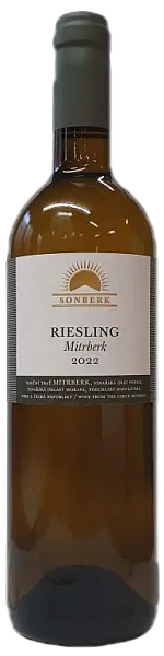 Sonberk Sonberk Riesling Mitrberk Pozdní sběr 2022