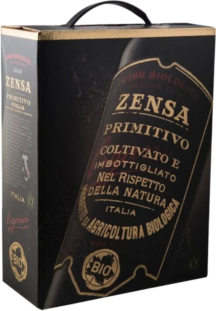 Zensa Zensa Primitivo Bio Organic Salento Bag in Box 3l