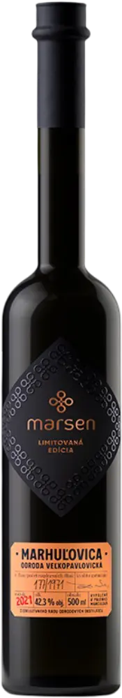 Marsen Pálenka Marsen Exclusiv Marhulovica Veľkopavlovická 0,5l 42,3%