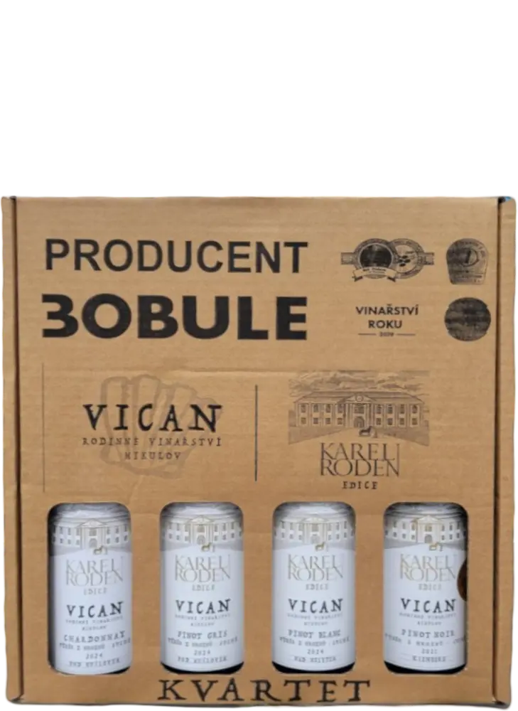 Vinařství Vican Set Vican Kvartet Rodenův výběr burgund