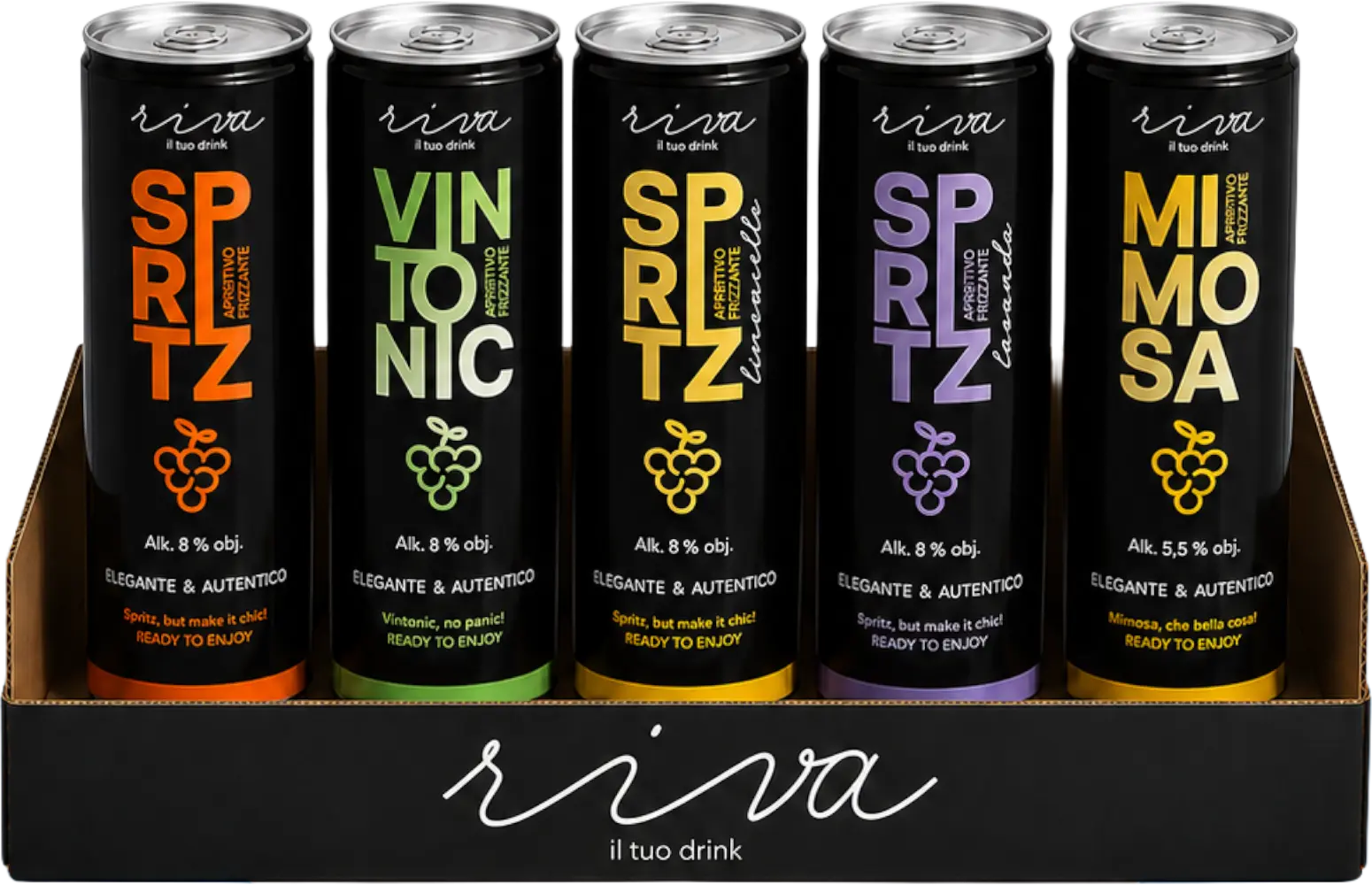 Riva Drink Set Riva Starter Pack 5 plechovek