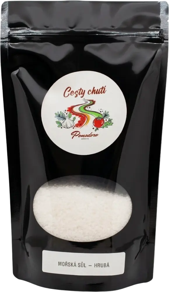 Pomodoro moravia Mořská sůl hrubá Pomodoro moravia 500g