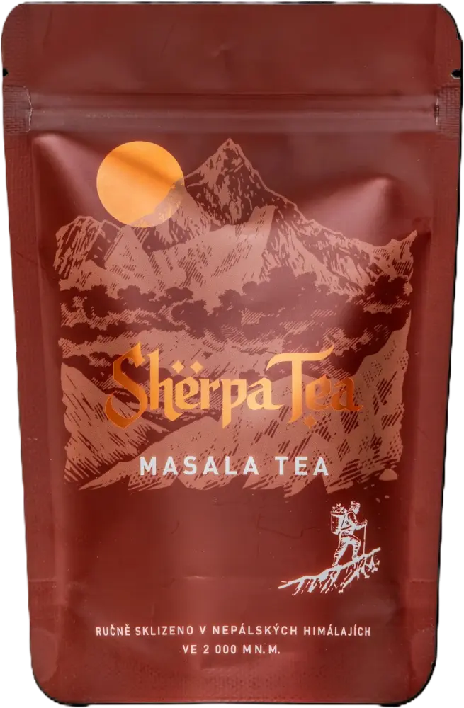 Shërpa Tea Čaj Shërpa Tea Černý kořeněný sypaný Masala 100g