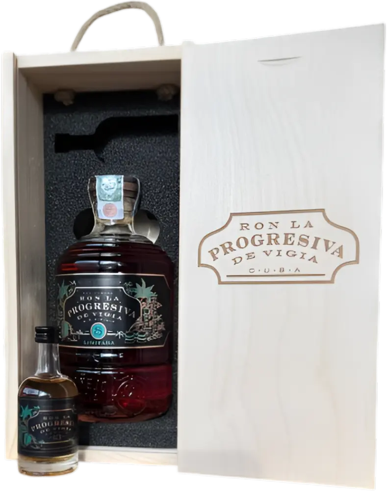 La Progresiva Rum La Progresiva de Vigia 8 Limited Edition 0,7l 41% s miniaturou LP13 + Dárkové balení