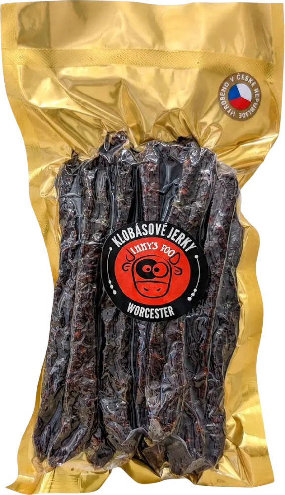 Jironi Food s.r.o. Jerky Klobása Worcester Jimmy's Food 240g