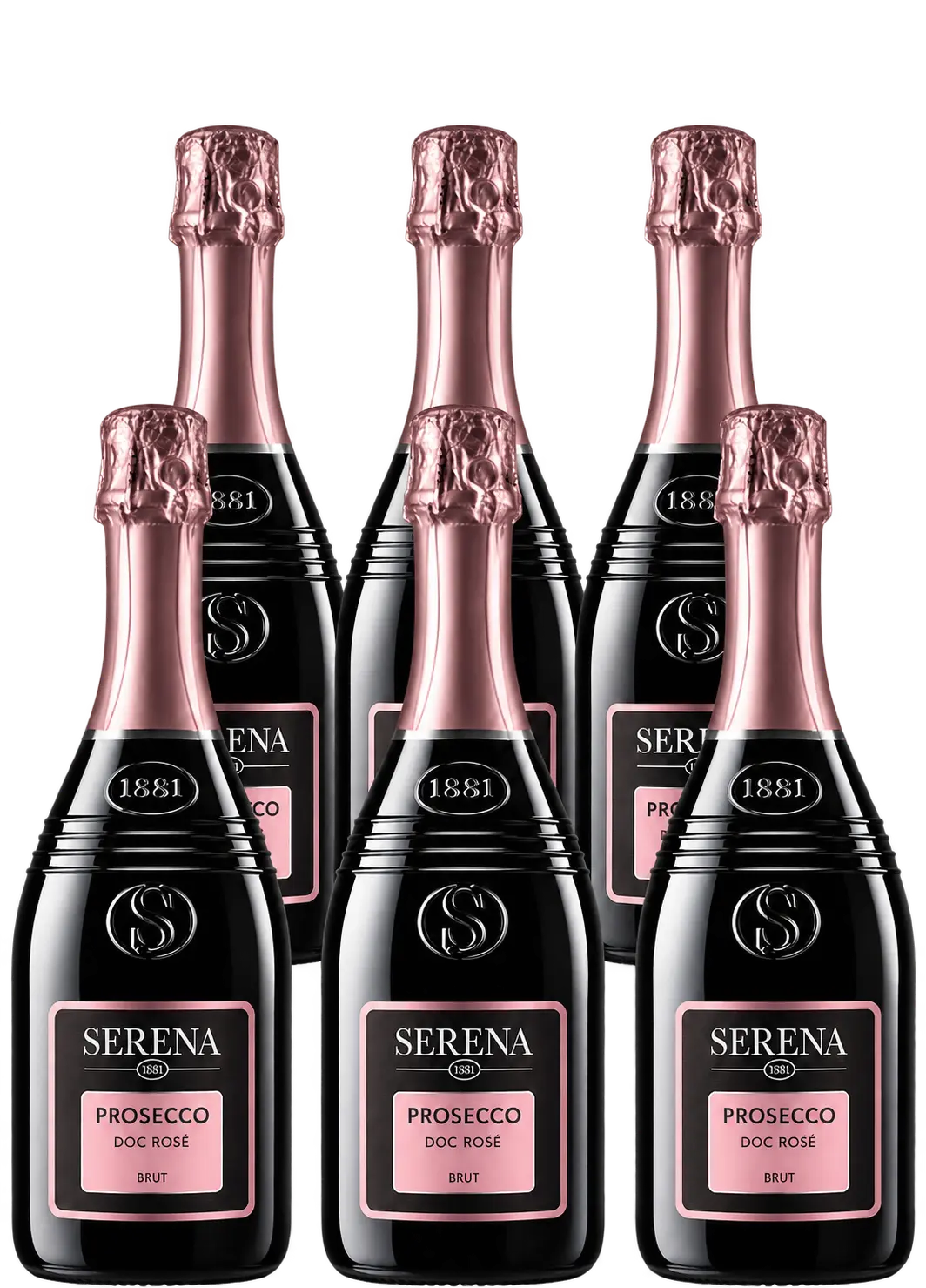 Serena Wines 1881 Set Prosecco Rosé 4+2 zdarma – Serena Brut DOC