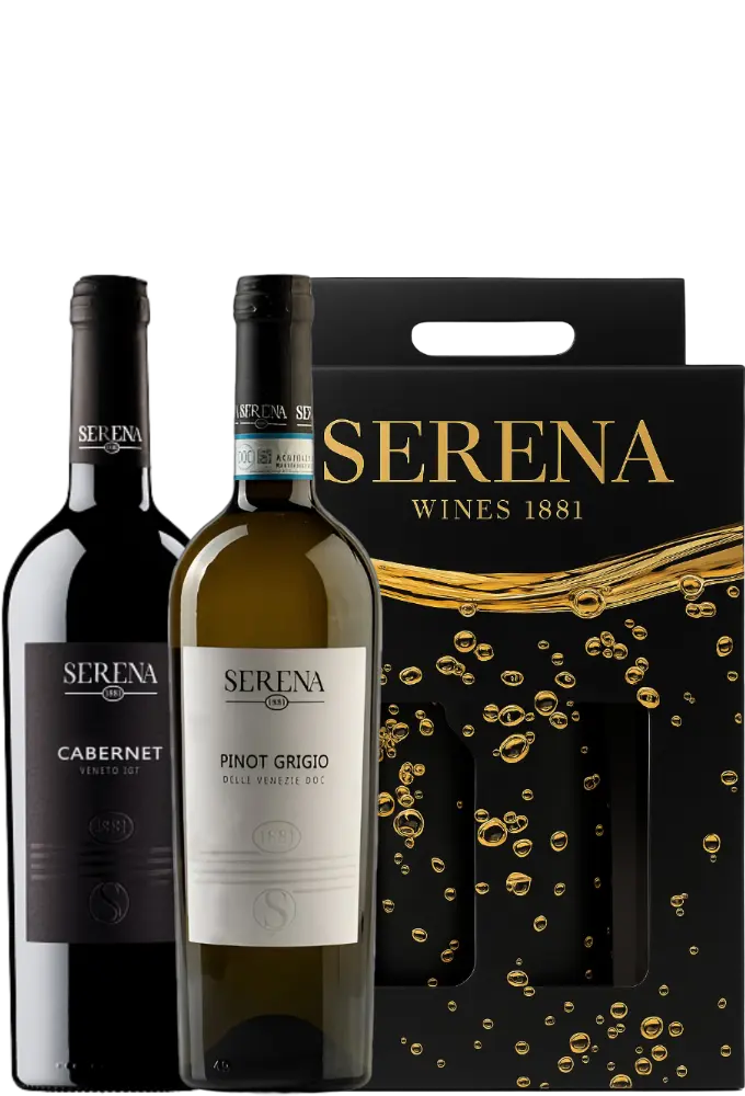 Serena Wines 1881 Set Serena Pinot Grigio a Cabernet Sauvignon + Dárkové balení