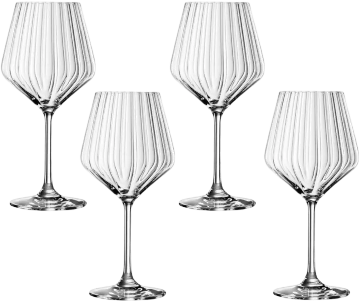 Spiegelau Set 4 sklenice Spiegelau Lifestyle Burgundy
