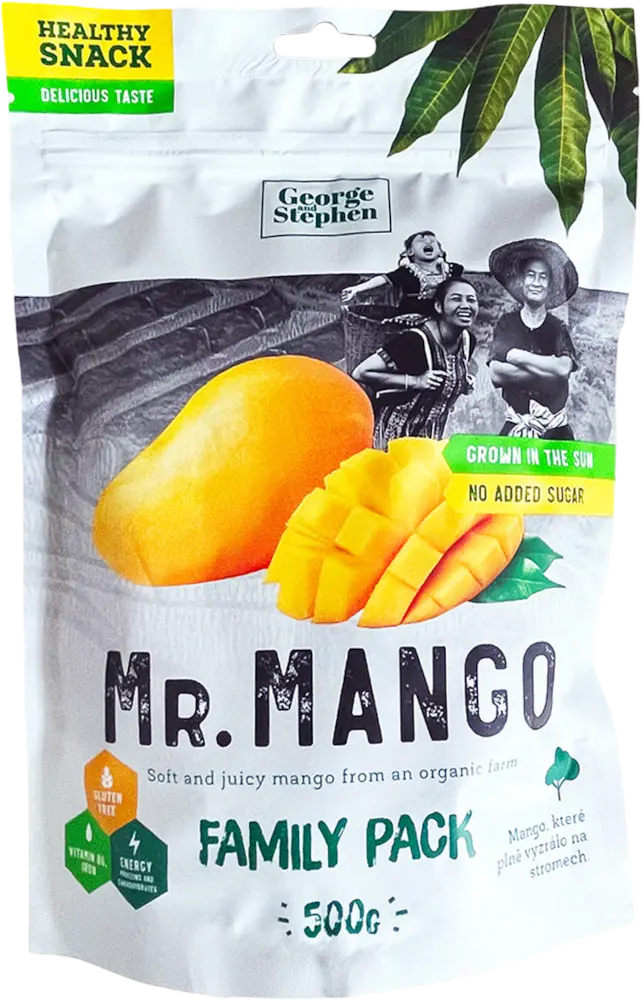 George and Stephen Sušené mango Mr. Mango Family pack 500g