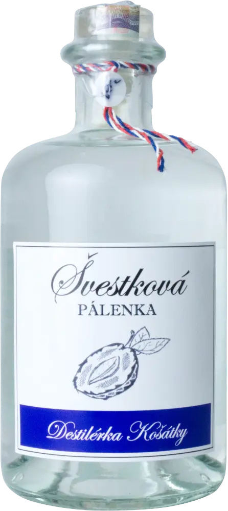 Destilérka Košátky Pálenka švestková Destilérka Košátky 0,5l 50%