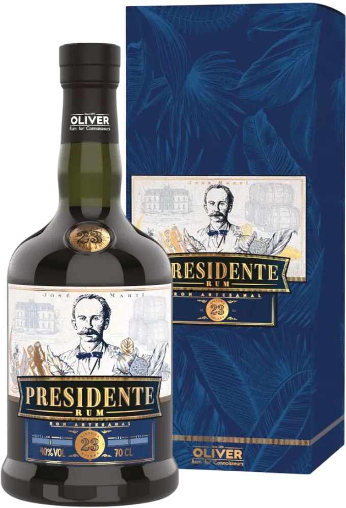 Oliver & Oliver Rum Presidente 23 Sistema Solera 0,7l 40% + Dárkové balení