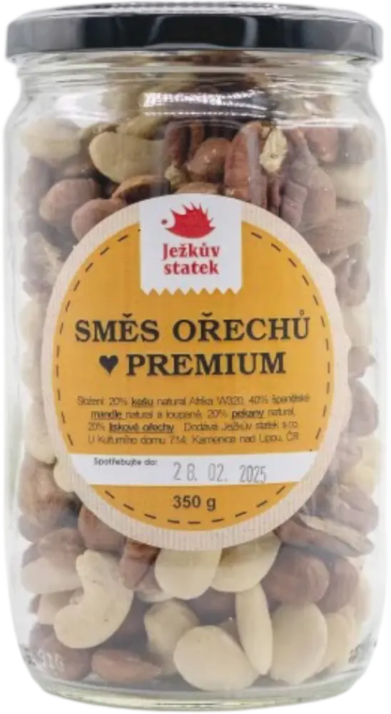 Ježkův statek Směs ořechů Premium Ježkův statek 350g