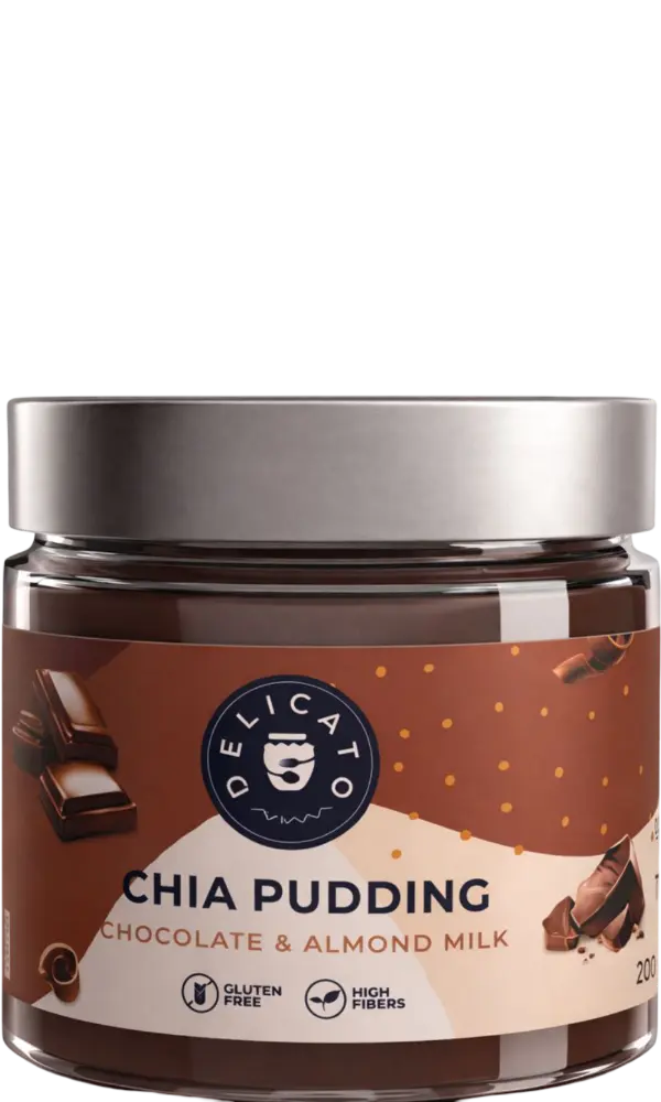 Ekskluziv DOO Chia pudink čokoládový Delicatofood 200g
