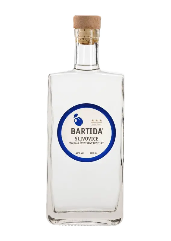 Pálenka BARTIDA Slivovice 47% 0,7 l (holá láhev)