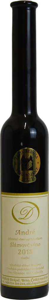 Oldřich Drápal slámové víno Oldřich Drápal slámové víno André 2018 0,2l