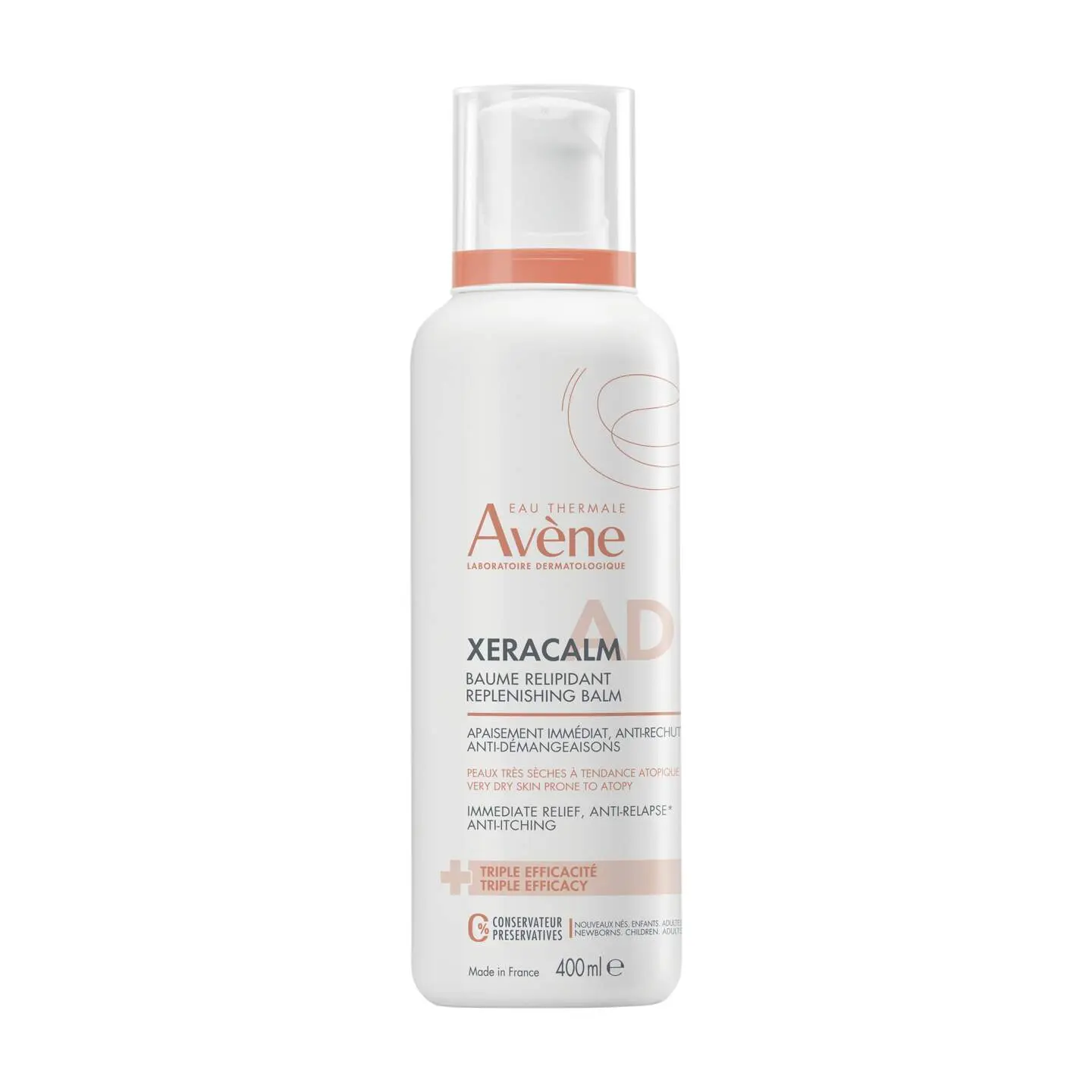 Avene Xeracalm A.D. Relipidační balzám 400ml