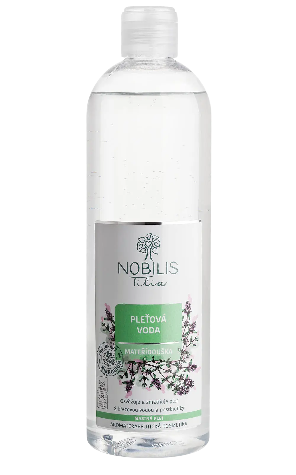 Nobilis Tilia Pleťová voda Mateřídouška 500 ml