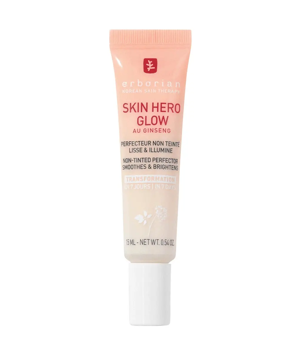 Erborian Zdokonalující a rozjasňující pleťový krém Skin Hero Glow (Non Tinted Perfector Smoothes & Brightens) 15 ml