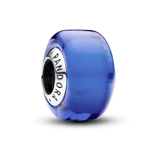 PANDORA korálek Modré mini muránské sklo  přívěšek 793105C00