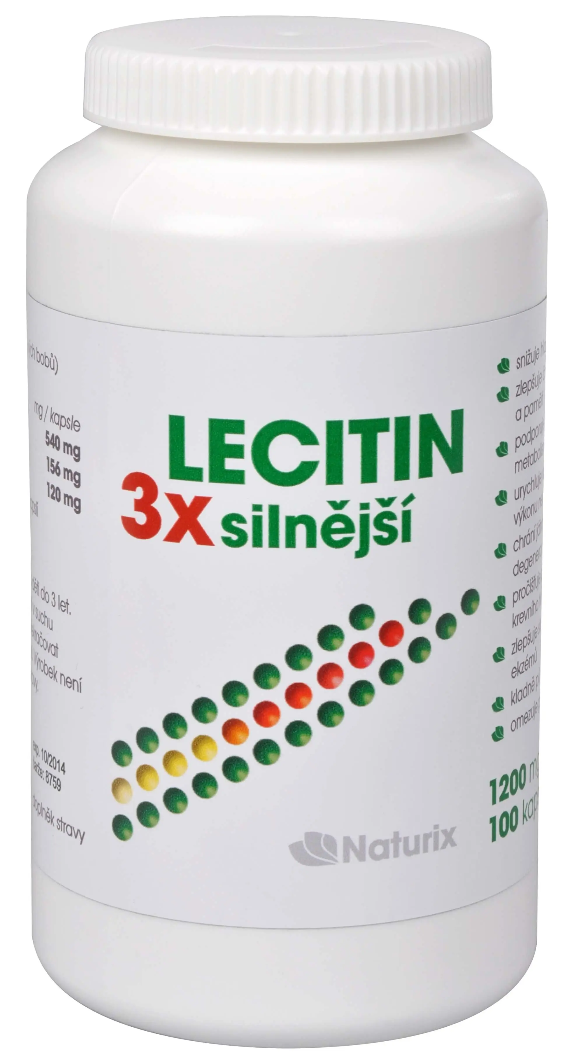 VETRISOL Lecitin 1200 mg 3x silnější 100 kapslí
