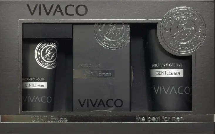 Vivaco Dárková kazeta pánské kosmetiky GENTLEMAN 3 ks