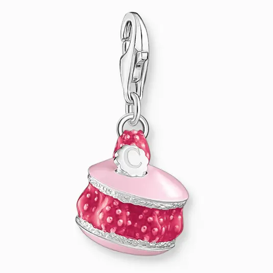 THOMAS SABO přívěsek charm Pink raspberry macaron  přívěšek 2080-007-9