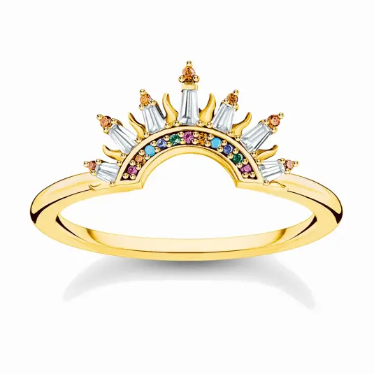 THOMAS SABO prsten Sun beams and colourful stones  prsten TR2456-488-7