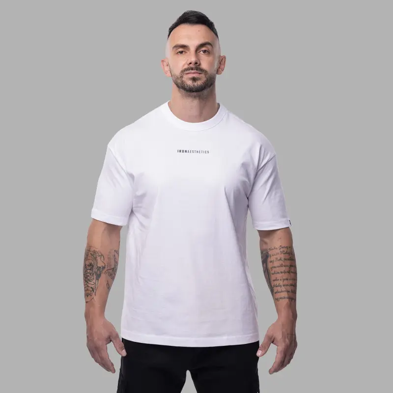 Oversized tričko Iron Aesthetics Vibe Tee, bílé