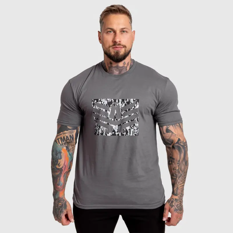 Pánské tričko Iron Aesthetics Tactical, šedé