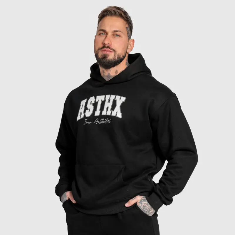 Oversized mikina Iron Aesthetics ASTHX, černá