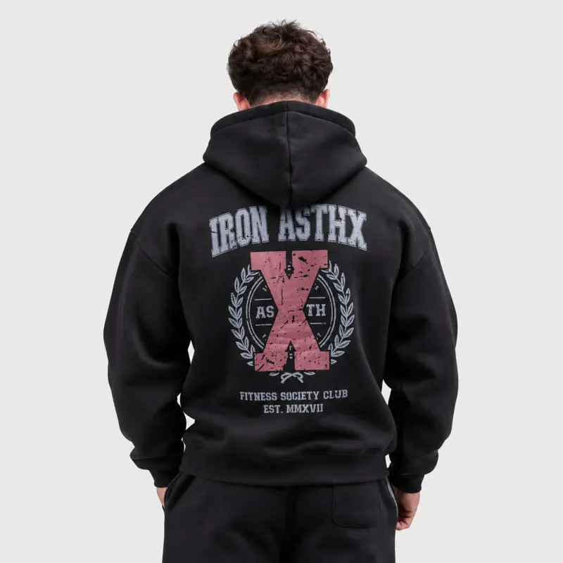 Pánská mikina Iron Aesthetics X-Society, černá