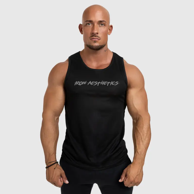 Pánské funkční tílko  Iron Aesthetics Sporty, černé